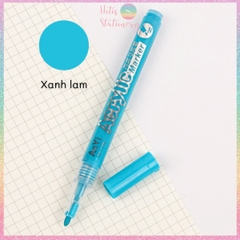 [24 MÀU] Bút sơn Acrylic Marker vẽ được trên kính, sứ, đá, vải- 1 bút