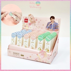 [HOTIS] Ruột chì bấm kim 2B hộp đầu tròn hoa anh đào, hoạt hình ngòi 0.5/0.7mm