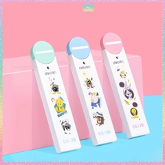 [HOTIS] Ruột chì bấm kim 2B hộp đầu tròn hoa anh đào, hoạt hình ngòi 0.5/0.7mm