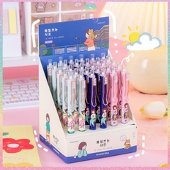 Bút chì bấm kim Hotis PinkFoot ngòi 0.5mm phong cách Hàn Quốc