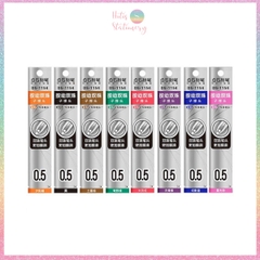 [HOTIS] 8 màu - Ruột bút bi gel ngòi 0.5mm DS-1154 thay thế bút bi bấm - 1 cây