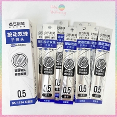[HOTIS] 8 màu - Ruột bút bi gel ngòi 0.5mm DS-1154 thay thế bút bi bấm - 1 cây