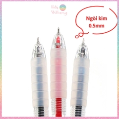 [HOTIS] Bút gel bấm DS-067 ngòi kim 0.5mm viết nhanh khô, không lem, thân trong có đệm cầm êm tay - 1 cây