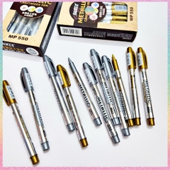 [HOTIS] Bút nhũ vàng bạc Baoke Marker bút sơn viết tiêu đề,viết thiệp - Metallic Craftwork Pen MP550