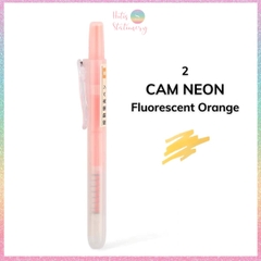 [HOTIS] 24 Màu - Bút highlight bấm DS-805s có lõi thay thế, màu đẹp, tiện lợi, tiết kiệm