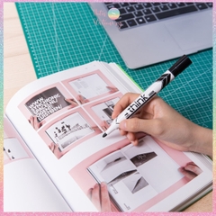 [HOTIS] Bút lông bảng bút dạ viết bảng trắng xóa được Deli mực xanh đen đỏ tiện dụng an toàn không độc hại