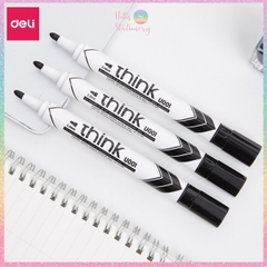 [HOTIS] Bút lông bảng bút dạ viết bảng trắng xóa được Deli mực xanh đen đỏ tiện dụng an toàn không độc hại