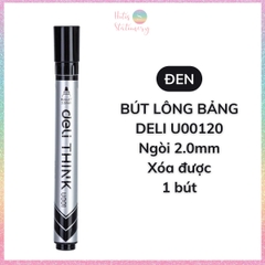 [HOTIS] Bút lông bảng bút dạ viết bảng trắng xóa được Deli mực xanh đen đỏ tiện dụng an toàn không độc hại