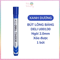[HOTIS] Bút lông bảng bút dạ viết bảng trắng xóa được Deli mực xanh đen đỏ tiện dụng an toàn không độc hại