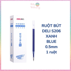 [HOTIS] Bút bi gel bấm 12 màu ngòi 0.5mm DELI Delight Gel Pen nhanh khô viết đều trơn tru lâu hết mực - G118