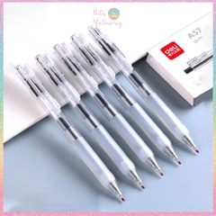 [HOTIS] 1 cây Bút bi gel bấm DELI ngòi 0.5mm bút bi bấm mực đều nhanh khô - A575/S101/A623/A057b/S60st/S60Pro