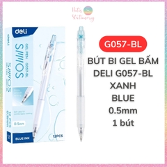 [HOTIS] 1 cây Bút bi gel bấm DELI ngòi 0.5mm bút bi bấm mực đều nhanh khô - A575/S101/A623/A057b/S60st/S60Pro
