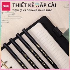 [HOTIS] Bút viết thư pháp DELI bút luyện viết chữ calligraphy, vẽ tranh thủy mặc, viết hán tự, chữ Hàn, chữ Kanji