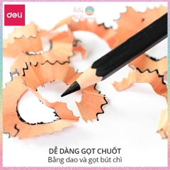 [HOTIS] Bút chì phác thảo phiên bản cao cấp Deli Nuevo bút chì 2B, 4B - Dành cho mỹ thuật chuyên nghiệp độ đậm chuẩn - 1 cây