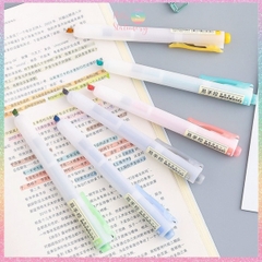 [HOTIS] Set 3 cây Bút highlight bấm DS-805s có lõi thay thế, màu đẹp, tiện lợi, tiết kiệm