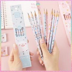 [HOTIS] Hộp 6/ 10/ 12 cây bút chì gỗ HB XIMI Pencil bút chì đen phù hợp học sinh, sinh viên