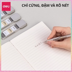 [HOTIS] Ruột bút chì kim 0.5/ 0.7 / 0.9mm Deli, ngòi chì kim 2B HB, lõi chì bấm nhỏ gọn tiện lợi