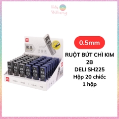[HOTIS] Ruột bút chì kim 0.5/ 0.7 / 0.9mm Deli, ngòi chì kim 2B HB, lõi chì bấm nhỏ gọn tiện lợi