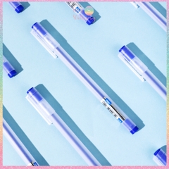 [HOTIS] Bút gel ngòi kim 0.5mm Deli G67/ A117 / A119 thân mờ nắp gài dành cho học sinh sinh viên nvvp