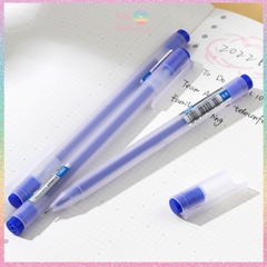 [HOTIS] Bút gel ngòi kim 0.5mm Deli G67/ A117 / A119 thân mờ nắp gài dành cho học sinh sinh viên nvvp