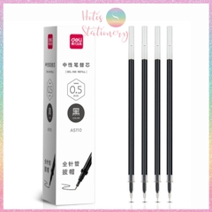 [HOTIS] Ruột bút gel nắp gài ngòi kim 0.5mm Deli A5110 dành cho học sinh sinh viên nvvp