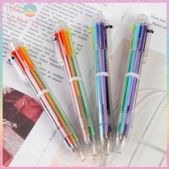 [HOTIS] Bút bi bấm 10 màu Capybara, Cá heo họa tiết hoạt hình dễ thương