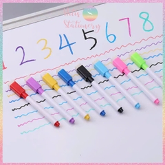 [HOTIS] Set 8 cây Bút lông viết bảng trắng xóa được, bút dạ viết bảng nhiều màu, tiện dụng an toàn