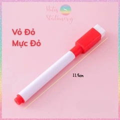 [HOTIS] 1 cây Bút lông viết bảng trắng xóa được, bút dạ viết bảng nhiều màu, tiện dụng an toàn