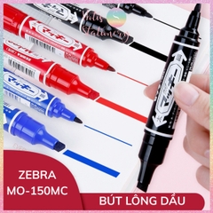 [HOTIS] Bút lông dầu 2 đàu loại lớn Zebra Mckee Nhật Bản không lem, chống nước, không xóa được