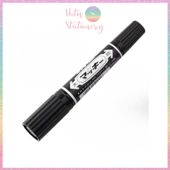 [HOTIS] Bút lông dầu 2 đàu loại lớn Zebra Mckee Nhật Bản không lem, chống nước, không xóa được