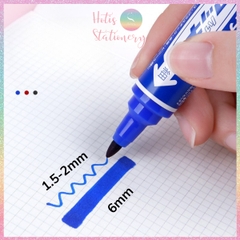 [HOTIS] Bút lông dầu 2 đàu loại lớn Zebra Mckee Nhật Bản không lem, chống nước, không xóa được