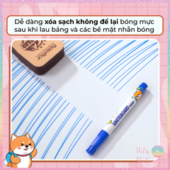 [HOTIS] Combo 2 Bút Lông Bảng Thiên Long WB-02 - Viết Trơn Mượt, Dễ Xóa Clean, Không Độc Hại, Có Thể Bơm Mực