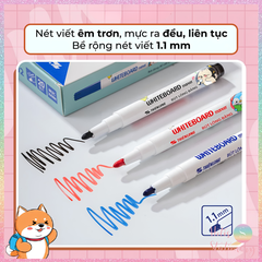 [HOTIS] Combo 2 Bút Lông Bảng Thiên Long WB-02 - Viết Trơn Mượt, Dễ Xóa Clean, Không Độc Hại, Có Thể Bơm Mực