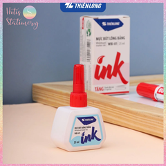 [HOTIS] Mực Nạp Bút Lông Bảng Thiên Long WBI-01 (25ml) - Mực Đậm, Tươi Màu, Tiết Kiệm, Kèm Dụng Cụ Bơm