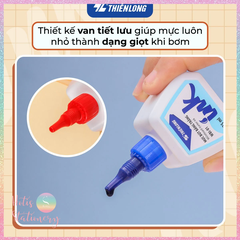 [HOTIS] Mực Nạp Bút Lông Bảng Thiên Long WBI-01 (25ml) - Mực Đậm, Tươi Màu, Tiết Kiệm, Kèm Dụng Cụ Bơm