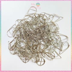 [HOTIS] Set 50/ 100 cái kẹp giấy kim loại hình giọt nước 7 màu trang trí thiệp cưới, kẹp giấy note