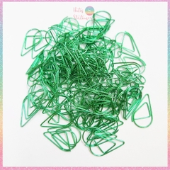 [HOTIS] Set 50/ 100 cái kẹp giấy kim loại hình giọt nước 7 màu trang trí thiệp cưới, kẹp giấy note