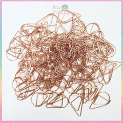 [HOTIS] Set 50/ 100 cái kẹp giấy kim loại hình giọt nước 7 màu trang trí thiệp cưới, kẹp giấy note