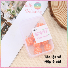 [HOTIS] Đinh ghim bảng gỗ bần hình trái tắc - 4 mẫu siêu dễ thương