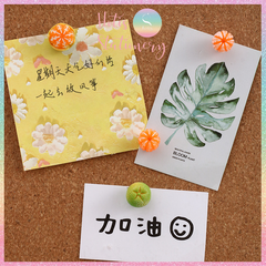 [HOTIS] Đinh ghim bảng gỗ bần hình trái tắc - 4 mẫu siêu dễ thương