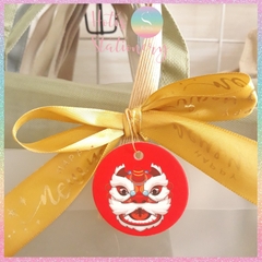 [HOTIS] Set 10 kim tây mạ vàng gắn tag trang trí nơ hộp quà