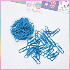 [HOTIS] Kẹp giấy Paperclip sọc vằn, màu trơn, mix màu- KT 28mm, 50mm