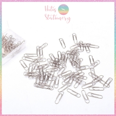 Hộp 100 Kẹp giấy KW-triO, kẹp giấy đầu cong chữ U, kẹp tài liệu, đề cương, văn bản