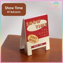 [HOTIS] Kẹp gỗ để bàn Coffee Beer kẹp ảnh đế gỗ, kẹp giấy ghi chú, trang trí decor bàn