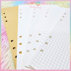 [HOTIS] Giấy refill bìa còng binder notebook A7/ A6/ A5/ B5/ A4