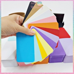 [HOTIS] Hộp 100 tờ thẻ cứng/ bưu thiếp trống/ thẻ vẽ tay/ bìa cứng 2 mặt/ thẻ graffiti/ handmade DIY - 9x5.4cm