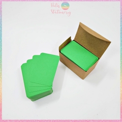 [HOTIS] Hộp 100 tờ thẻ cứng/ bưu thiếp trống/ thẻ vẽ tay/ bìa cứng 2 mặt/ thẻ graffiti/ handmade DIY - 9x5.4cm