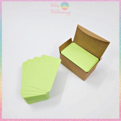 [HOTIS] Hộp 100 tờ thẻ cứng/ bưu thiếp trống/ thẻ vẽ tay/ bìa cứng 2 mặt/ thẻ graffiti/ handmade DIY - 9x5.4cm