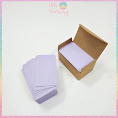 [HOTIS] Hộp 100 tờ thẻ cứng/ bưu thiếp trống/ thẻ vẽ tay/ bìa cứng 2 mặt/ thẻ graffiti/ handmade DIY - 9x5.4cm