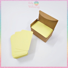 [HOTIS] Hộp 100 tờ thẻ cứng/ bưu thiếp trống/ thẻ vẽ tay/ bìa cứng 2 mặt/ thẻ graffiti/ handmade DIY - 9x5.4cm